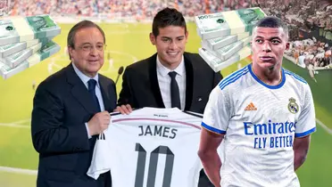 A James le pagaban $35 mil millones, mira cuánto cobrará Mbappé en Real Madrid