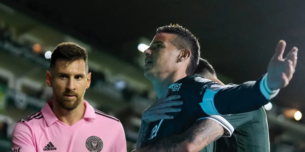 ¿Messi y James de acuerdo? Mira la decisión que tomaron en conjunto Foto: Inter Miami y León