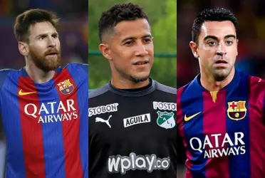 Michael Ortega es de los pocos colombianos que ha podido enfrentar a Xavi Hernández cuando era jugador activo y adicional a ello poder conversar con ese crack.