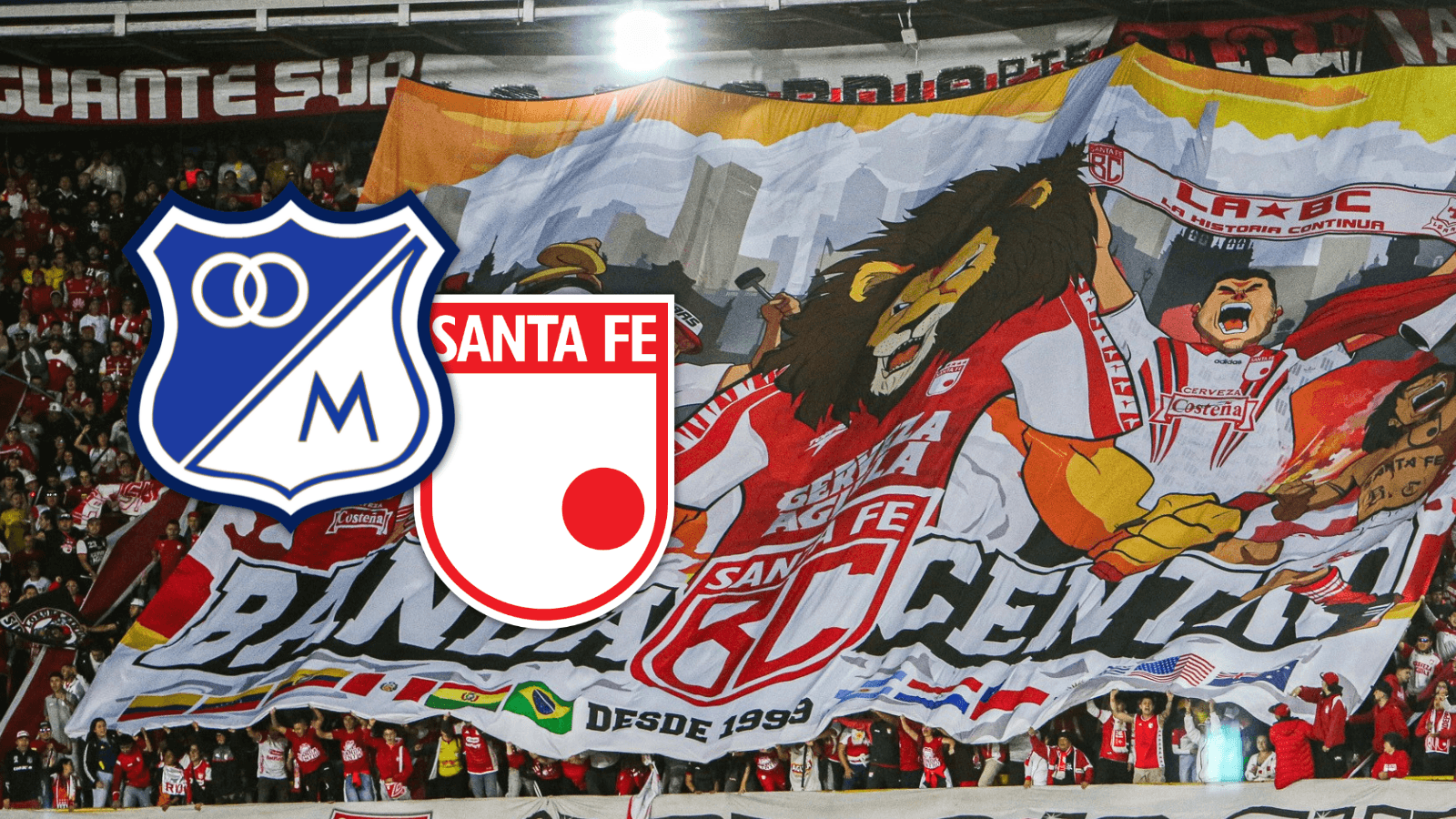 ¡Miedo o estrategia! La inesperada acción de Santa Fe antes del clásico. Foto: Independiente Santa Fe y Escudoteca