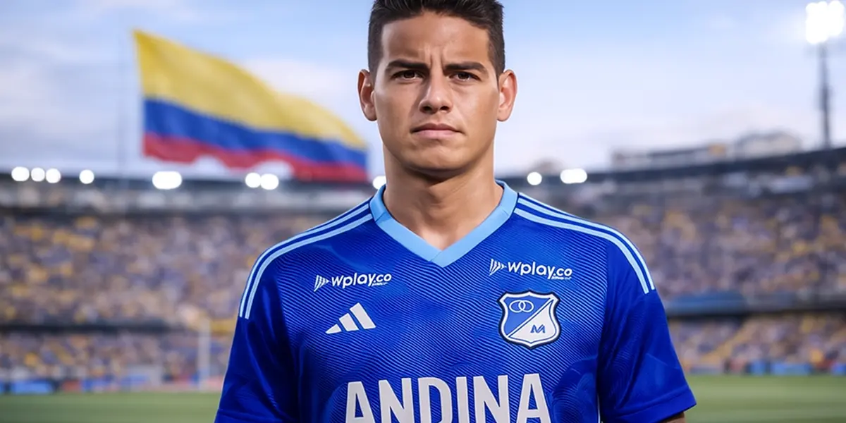 Mientras el rumor por James crece, estas son las salidas de Millonarios para 2026 Foto: Creada con ChatGPT