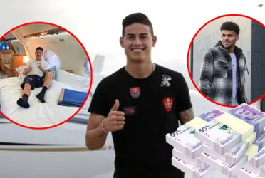 Mientras James presume viajes en jet, el lujo cercano a $10 millones de Luis Díaz