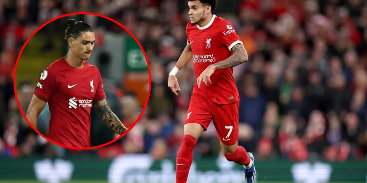 Mientras Luis Díaz es crack lo que dicen del tronco de Darwin Nuñez en Liverpool