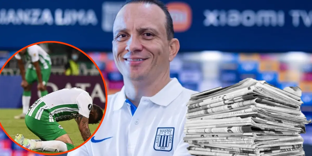 Mientras Nacional se derrumba, lo que dijo prensa en Perú de Alejandro Restrepo