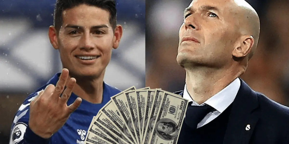 Mientras Zinedine Zidane lo menospreció, lo borró del futbol y lo sacó por la puerta de atrás del Real Madrid, Everton lo acogió y ahora se arrepienten de haberlo dejado ir luego de enterarse lo que vale ahora James Rodríguez