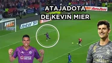 Mier sigue imparable en México. Foto captura de pantalla vía Twitter @Jara21__ y Mier de Cruz Azul Web Site.