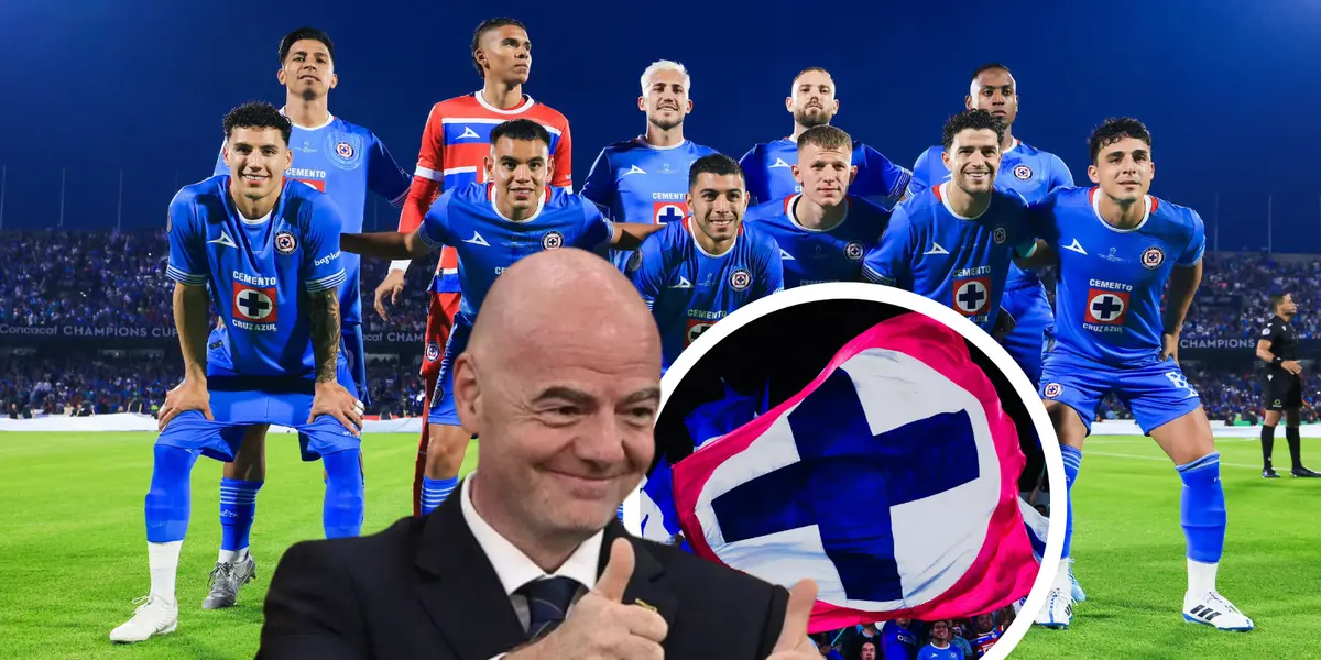 Mier y Ditta levantan título con Cruz Azul y la FIFA les dará un premio especial  Foto: Cruz Azul y FIFA