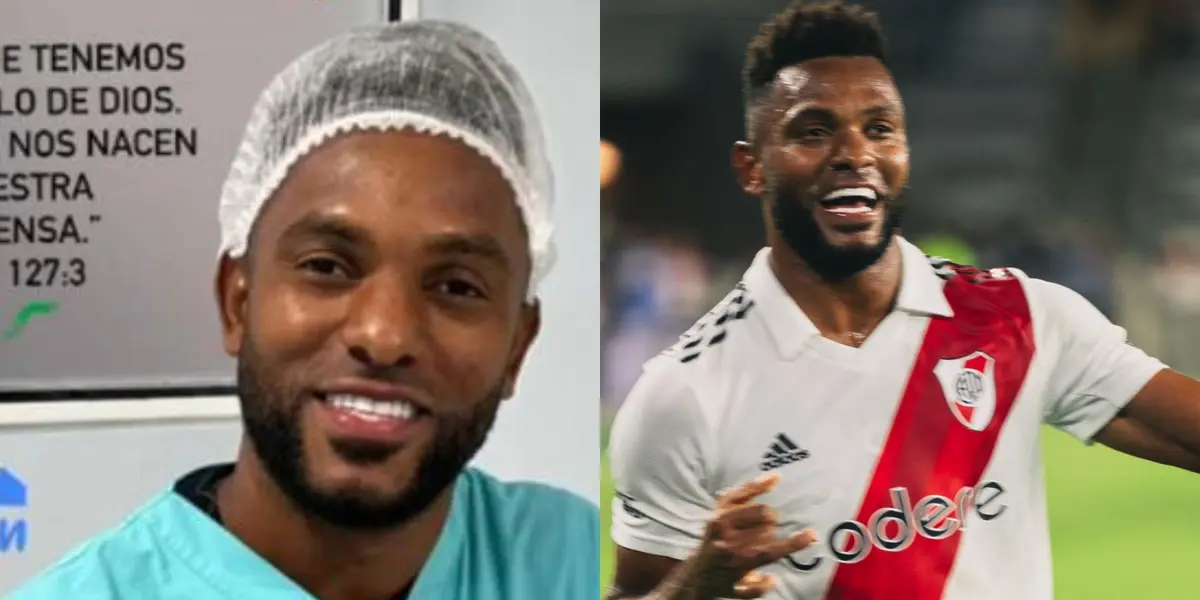 Miguel Ángel Borja anda nítido con sus goles en River Plate y compartió una noticia que lo llenó de una alegría especial.