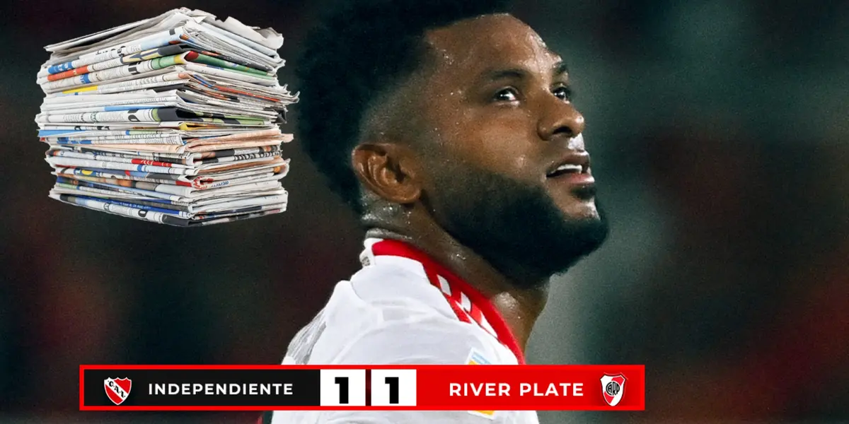 Miguel Ángel Borja goleador en River Plate y así se rindió la prensa argentina