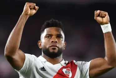 Miguel Ángel Borja con racha negativa de goles en River Plate.