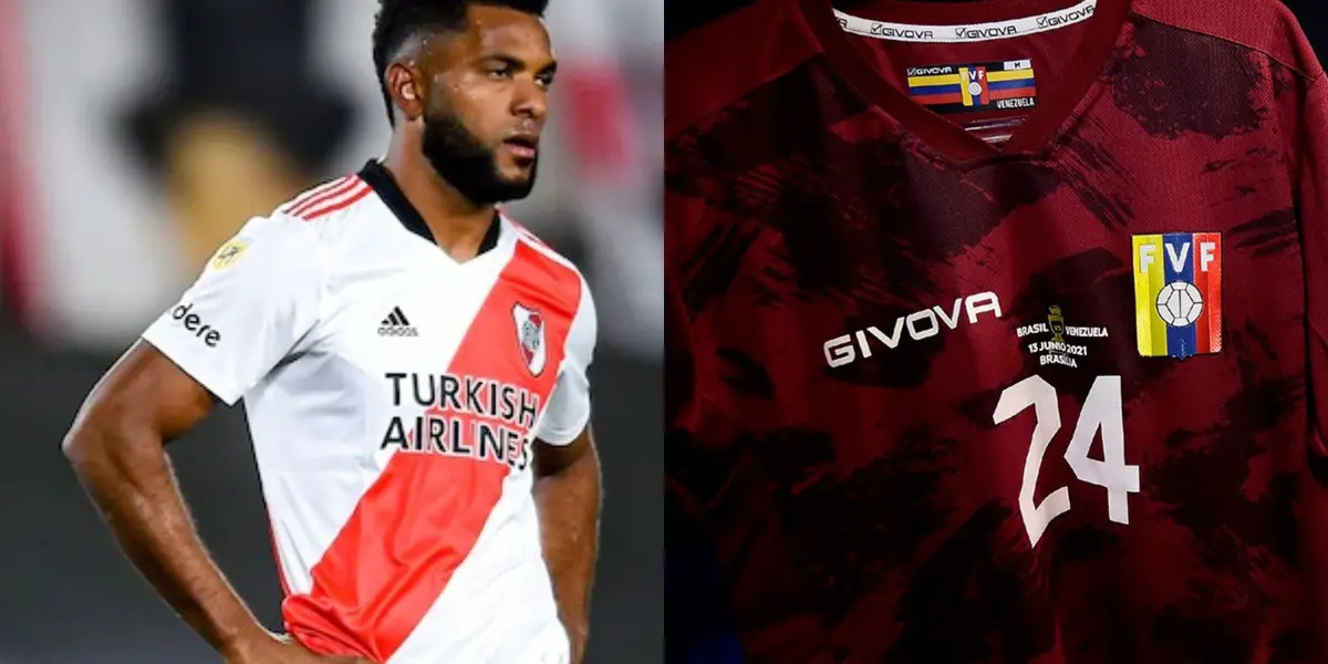 Miguel Ángel Borja ahora tiene competencia en River Plate con un delantero venezolano que llegó hace poco. 