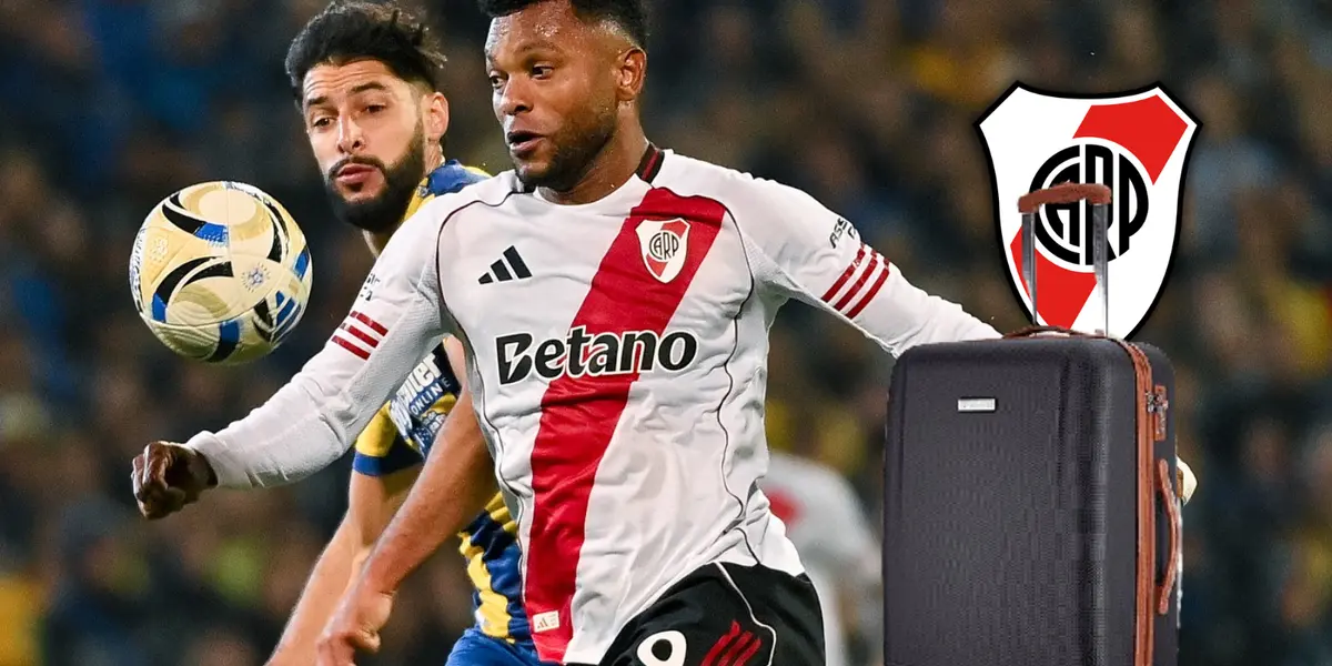 Miguel Ángel Borja y lo que podría ser de su futuro tras salir de River Plate Foto: CARP, Escudoteca y Pexels