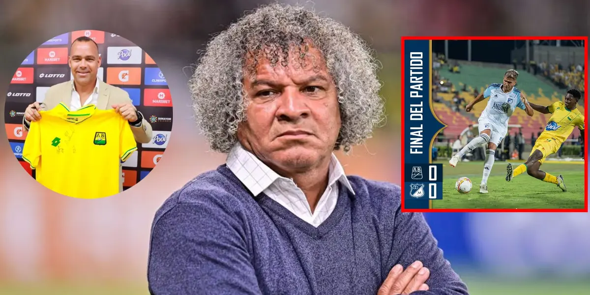 Millonarios arrugó ante Bucaramanga y lo que hizo Gamero con Dudamel tras empate