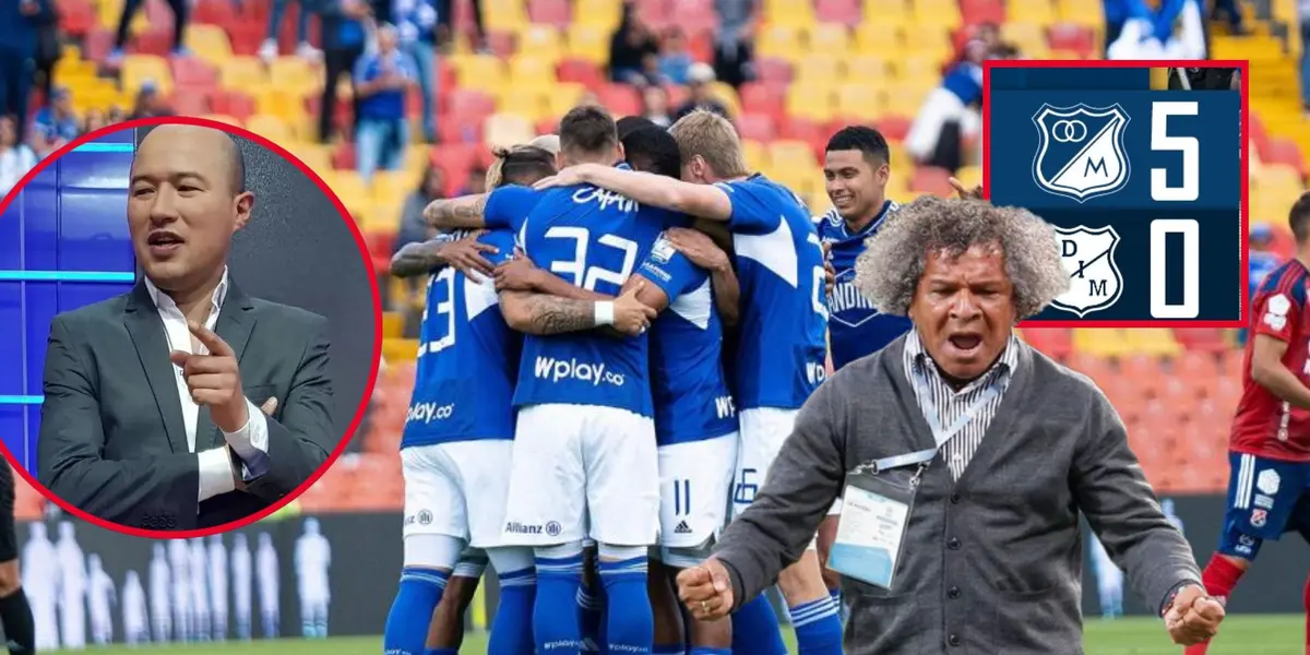 Millonarios bailó a Medellín y así se rindió Jorge Bermúdez ante Alberto Gamero
