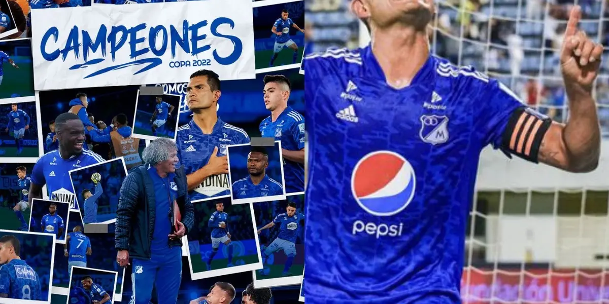 Millonarios campeón de la Copa Colombia tras vencer al Junior 2-0 en el estadio El Campín