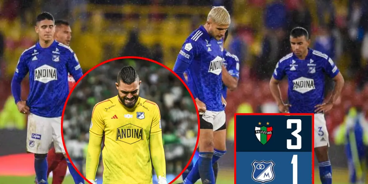 Millonarios derrota por liga- Fotos: El Espectador, redes Millonarios, Mundo Millos