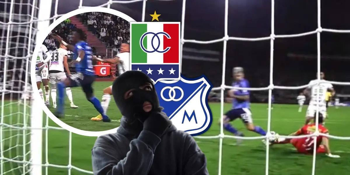 Millonarios empató 2-2 en Manizales, pero lo que más arde es el penal clarísimo que no les pitaron. ¡La foto lo dice todo!