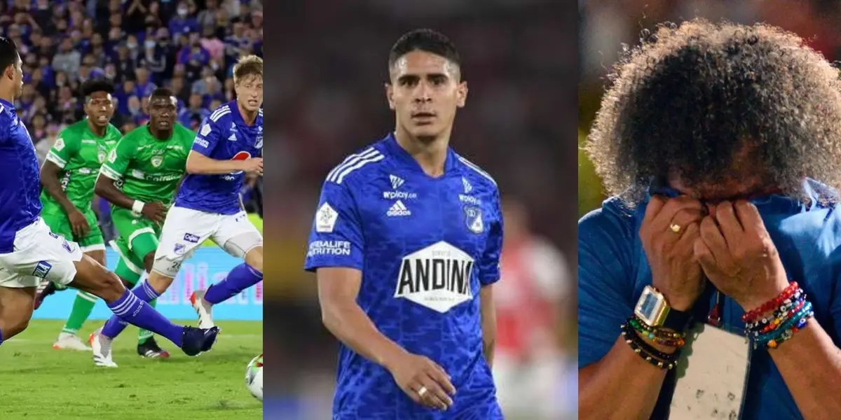 Millonarios está empatando parcialmente sin goles ante La Equidad en el estadio El Campín