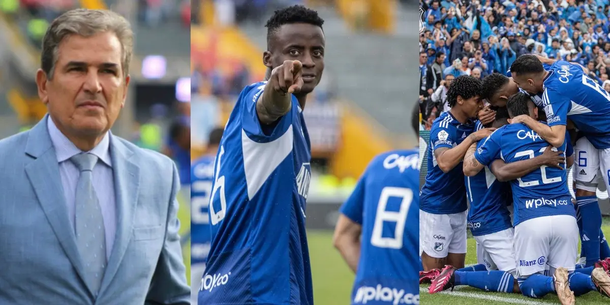 Millonarios está venciendo al Deportivo Cali en el estadio El Campín