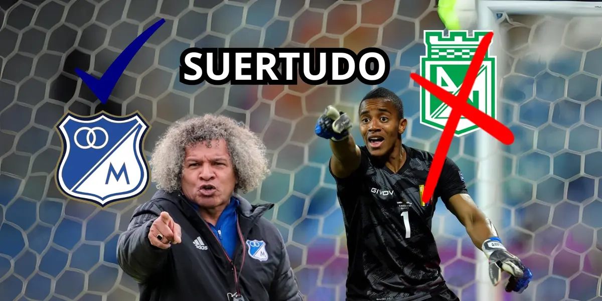 Millonarios FC ayudaría a Wuilker Faríñez tras ver como Atlético Nacional le tiró la puerta en la cara.