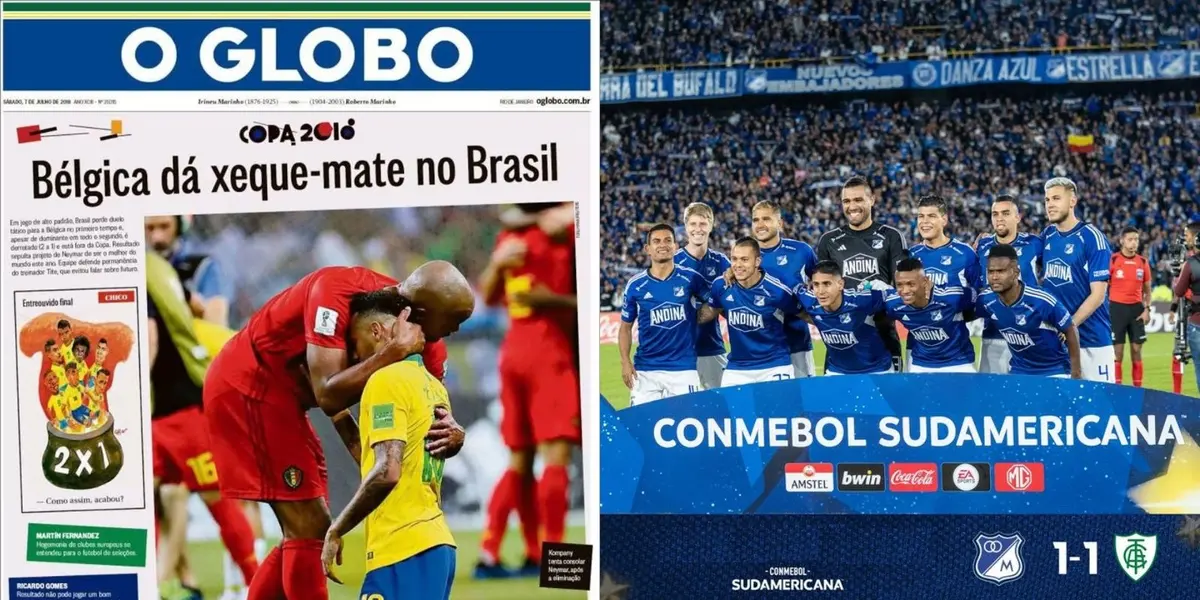 Millonarios FC empató contra América Futebol Clube por la Fase de Grupos de la Copa Sudamericana 2023.