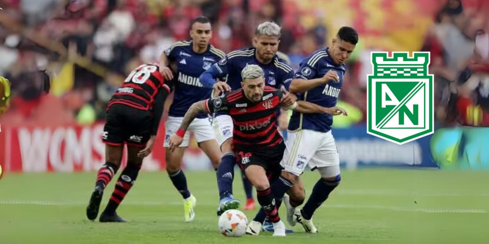Millonarios FC jugó contra Flamengo. Foto tomada de Globo Esporte.