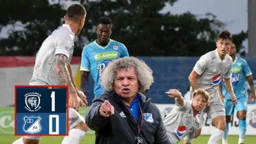 Millonarios FC y Gamero se derrumban y el tronco que regaló el gol de Jaguares