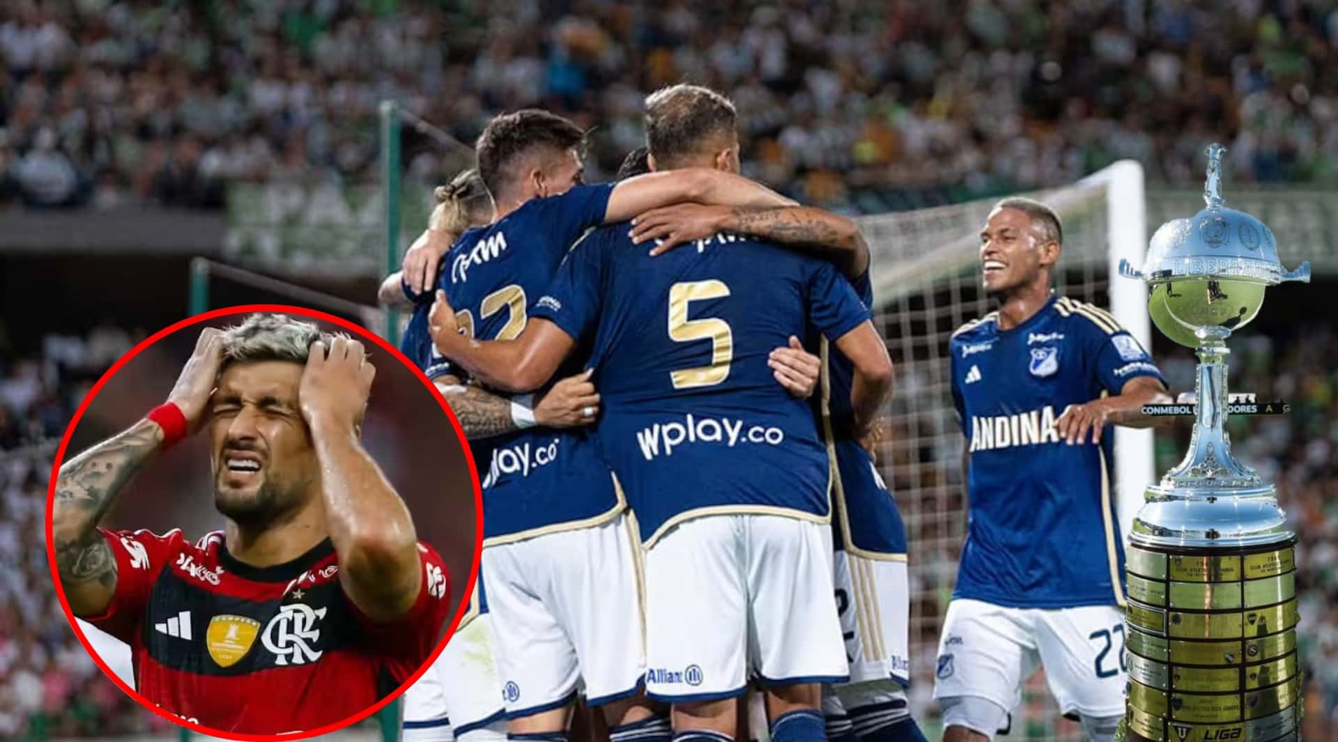 Millonarios hace parte del grupo donde está Flamengo de Brasil en Libertadores (Fotos: AS, One Football)