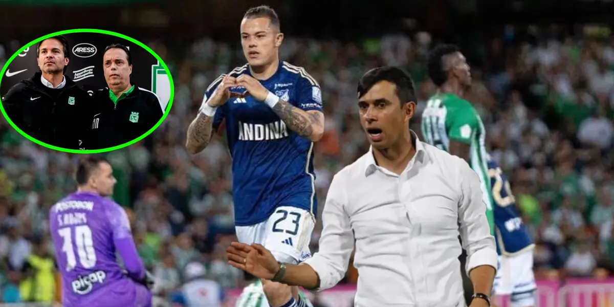 Millonarios humilló a Nacional y la radical decisión de Navarro con John Bodmer