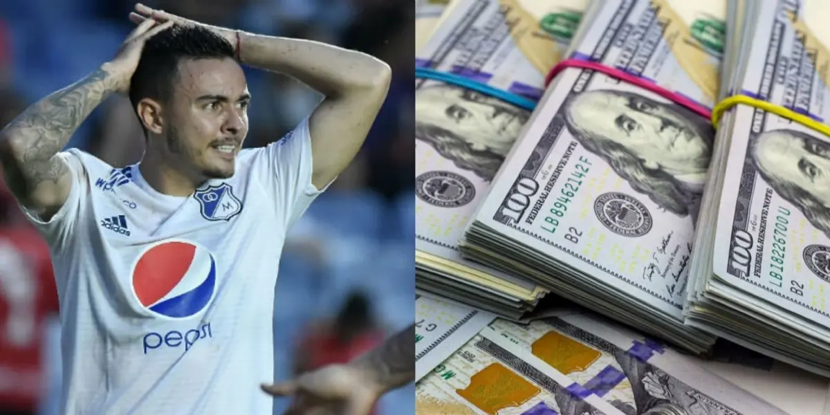 Millonarios pagó alrededor de 1,8 millones de dólares por Santiago Montoya y ahora le dejaría esta cifra al club.