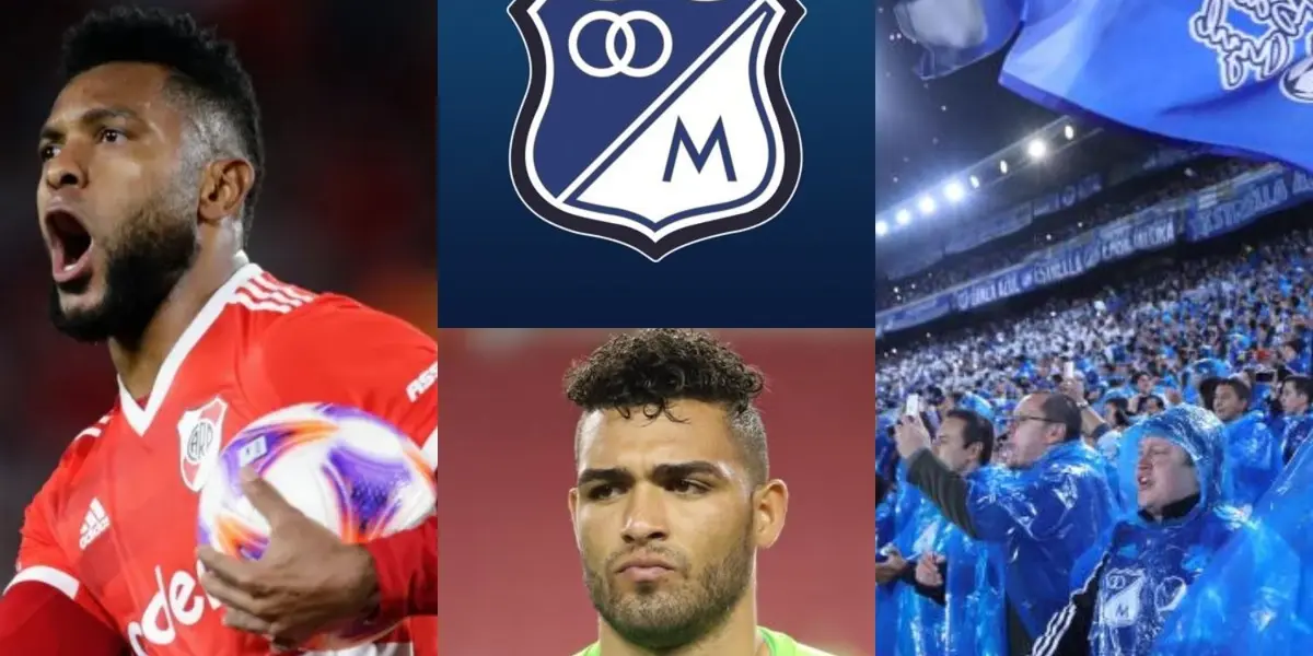 Millonarios perdió 2-1 ante River Plate con un gol de Miguel Ángel Borja en el juego que se disputó en Estados Unidos
