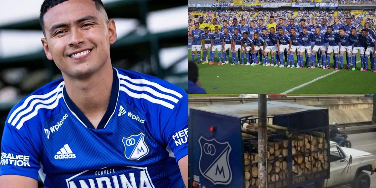 Millonarios presentó su nueva camiseta para esta temporada, pero en la cancha sigue siendo tronco