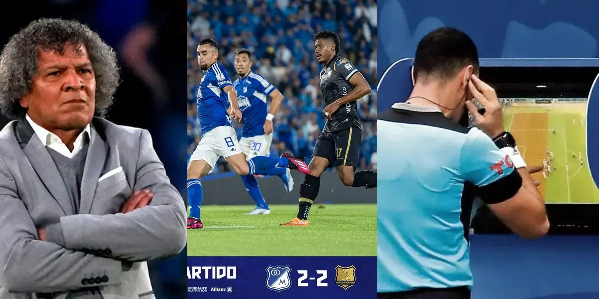 Millonarios no pudo ante Águilas Doradas y terminó empatando 2-2 en el estadio El Campín