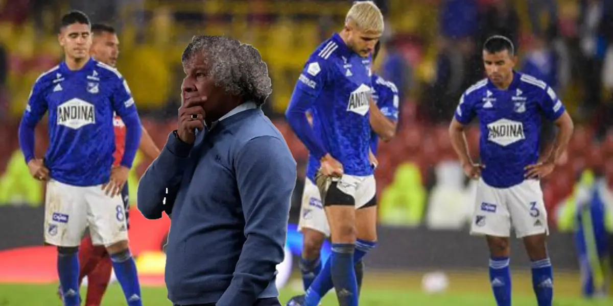 Millonarios recibió una nueva mala noticia tras derrota ante Once Caldas (Foto tomada de HSB y Semana)