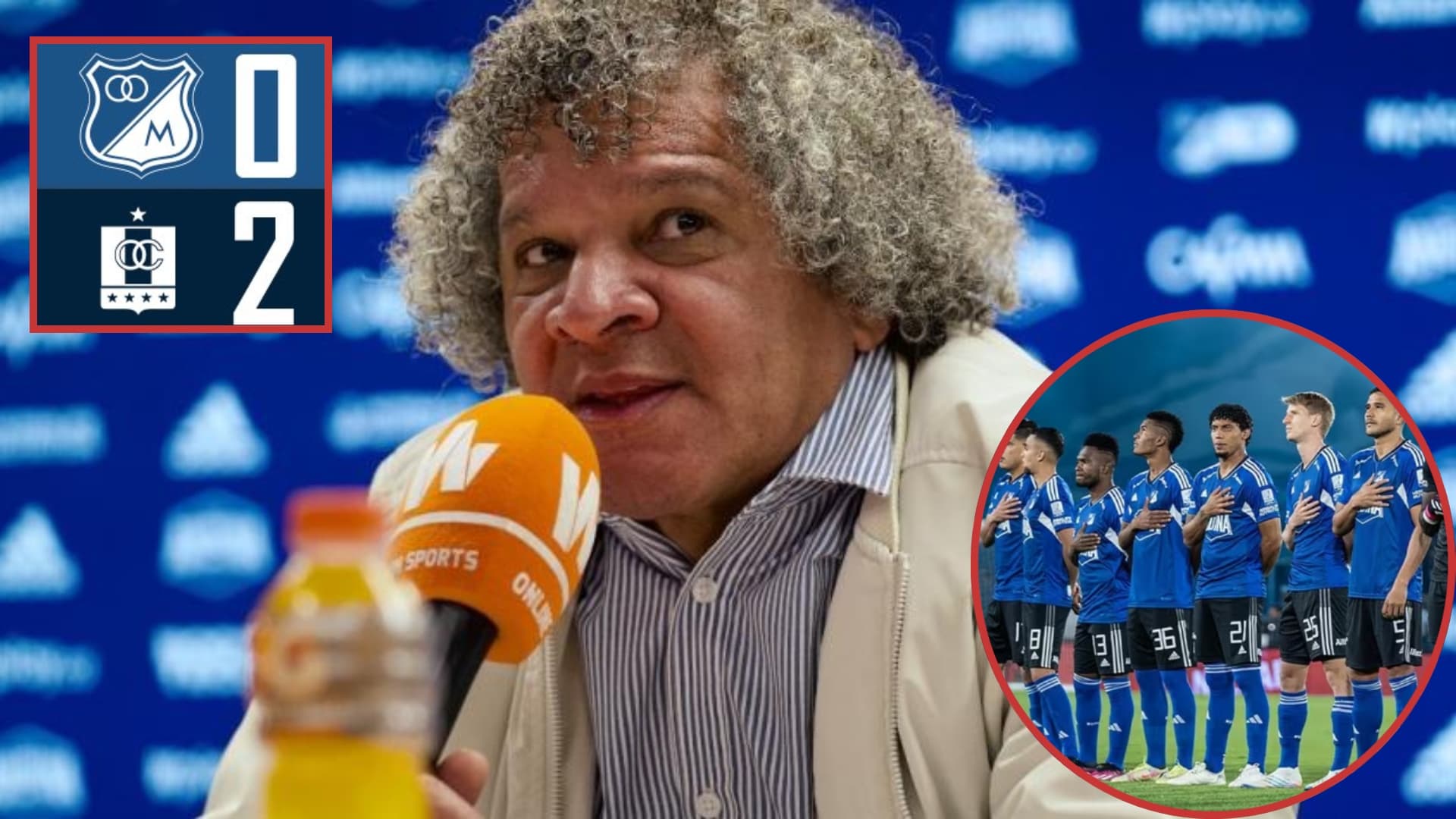 Millonarios se derrumba y Gamero reveló lo que hará tras derrota vs Once Caldas