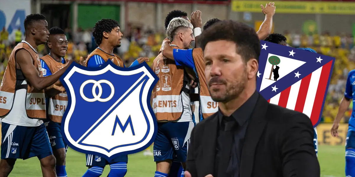 Millonarios tendría una Navidad adelantada si se cierra el negocio por Neyser Villarreal. Foto: MFC y Atleti