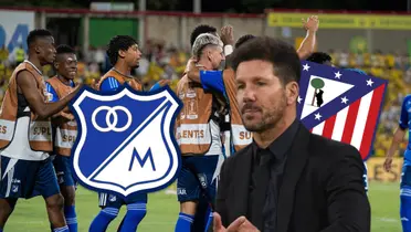 Millonarios tendría una Navidad adelantada si se cierra el negocio por Neyser Villarreal. Foto: MFC y Atleti