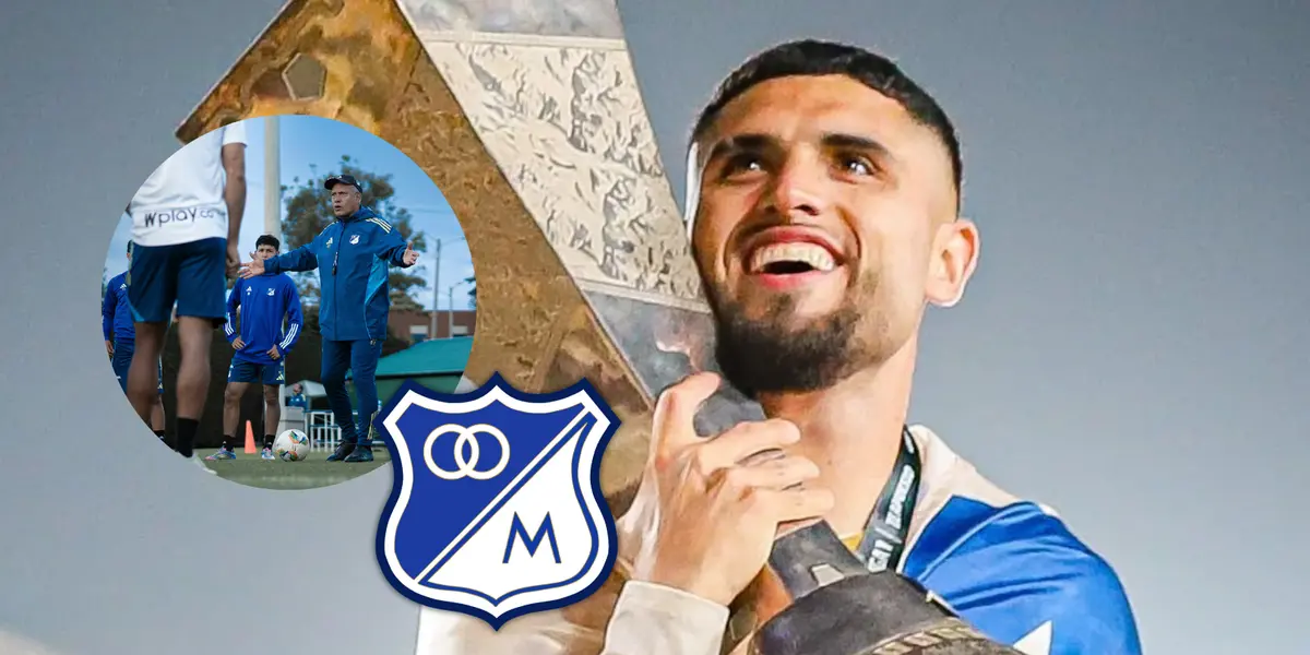 Millonarios tiene una ficha clave pensando en 2026 y el esfuerzo que haría por Rodrígo Ureña para 2026 Foto: Universitario, MFC y Escudoteca