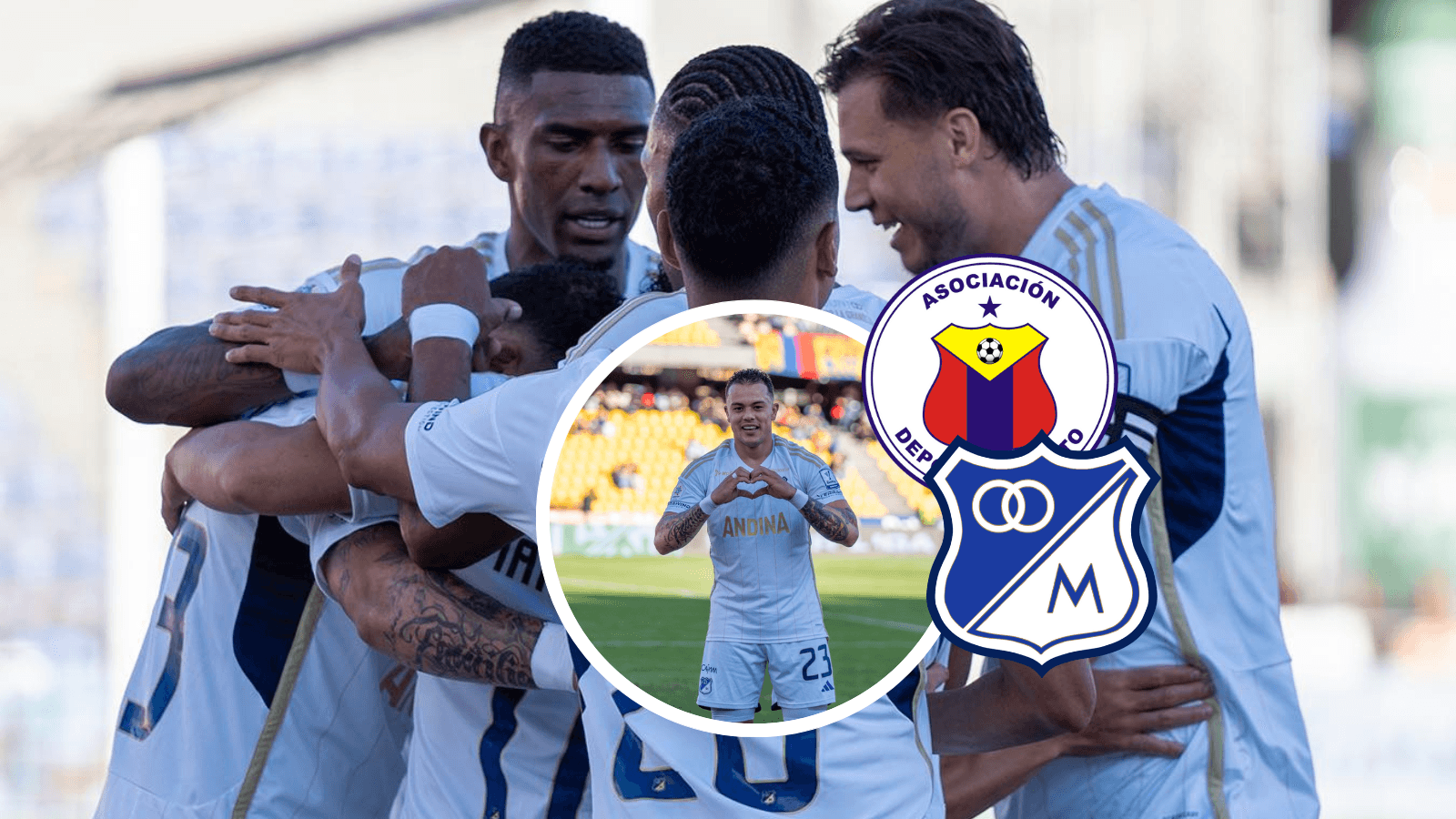 Millonarios vs Deportivo Pasto Foto: Millonarios FC y Escudoteca