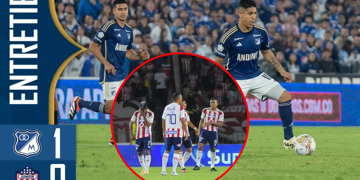 Millonarios vs Junior- Fotos: Redes Millonarios y Zona Cero