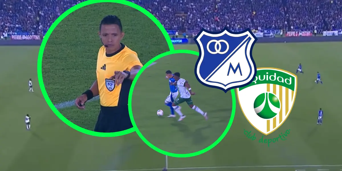 Millonarios vs La Equidad Foto: Captura de Win Sports y Escudoteca