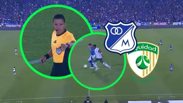 Millonarios vs La Equidad Foto: Captura de Win Sports y Escudoteca
