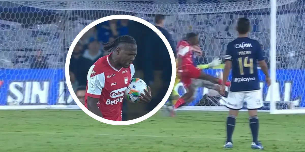 Millonarios vs Santa Fe Foto: Captura de pantalla Win Sports