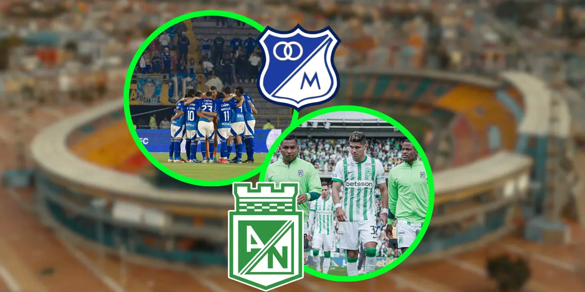 Millonarios y Atlético Nacional Foto: IDRD, MFC y Nacionaloficial