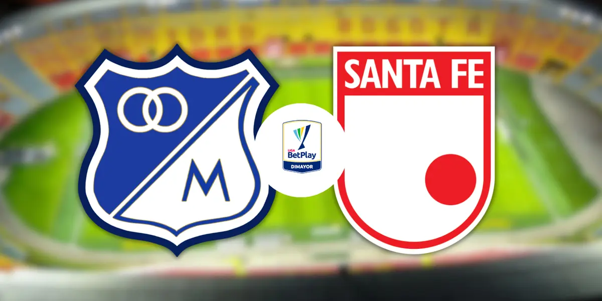 Millonarios y Santa Fe chocan en duelo adelantado de la Liga Betplay Foto: IDRD y Escudoteca