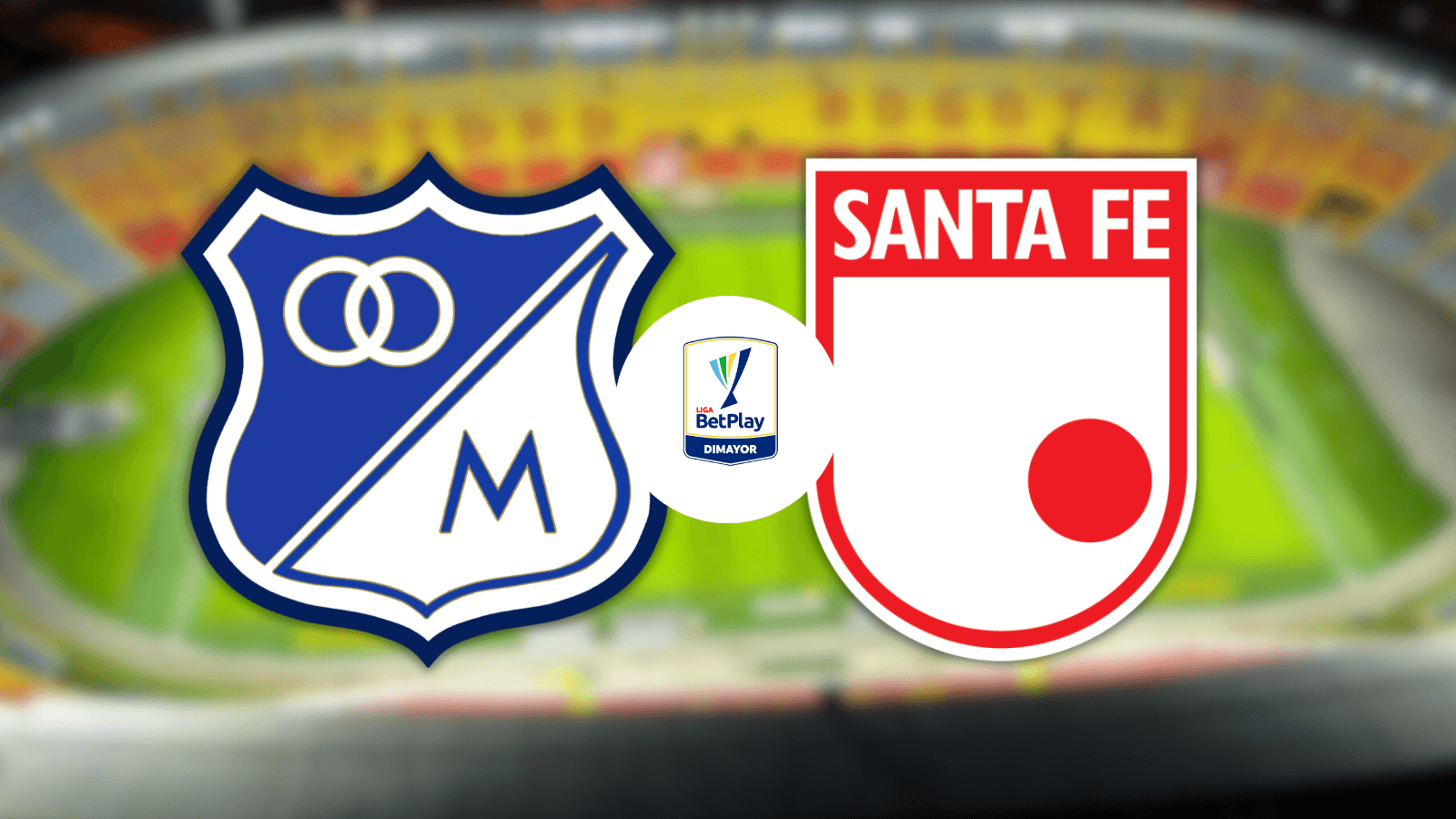 Millonarios y Santa Fe chocan en duelo adelantado de la Liga Betplay Foto: IDRD y Escudoteca