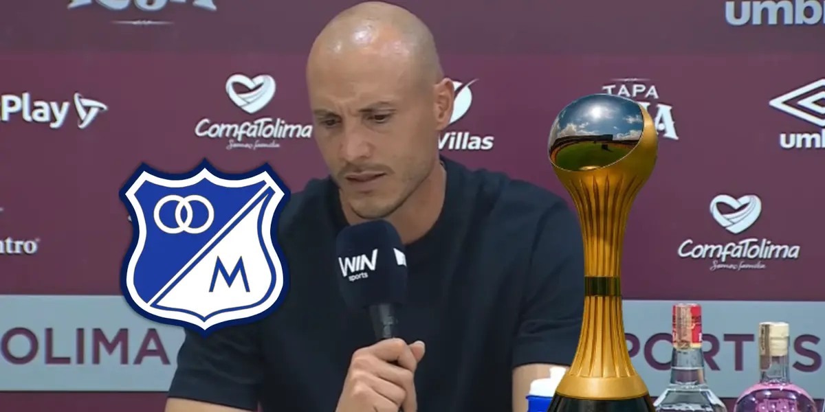 Mira el mensaje de David González a quienes le critican por su presente en Millonarios Foto: Captura de DIMAYOR, Chat GPT y Escudoteca