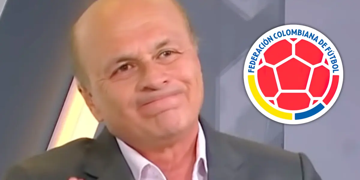 Mira el nuevo pedido del periodista a una estrella del FPC para la tricolor Foto: Captura de Win Sports y Escudoteca