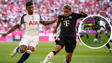 Mira el partidazo de Luis Díaz en su primera titularidad con el Bayern Múnich Foto: FC Bayern y Captura de X