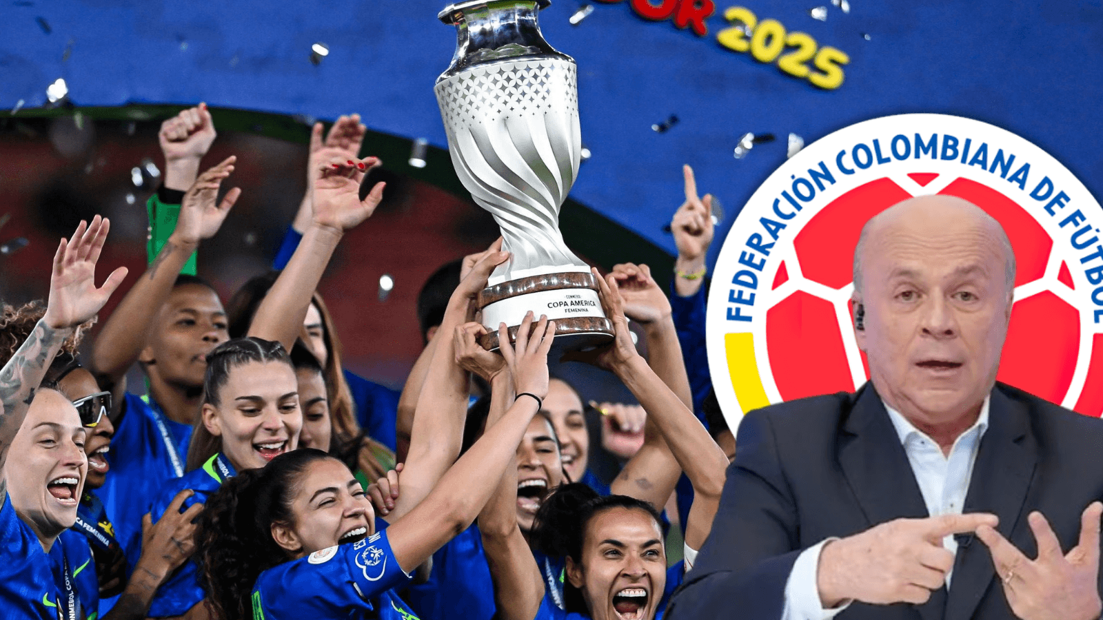 Mira el picante mensaje de Vélez a la Selección Colombia Foto: CONMEBOL, Captura de Win Sports y Escudoteca